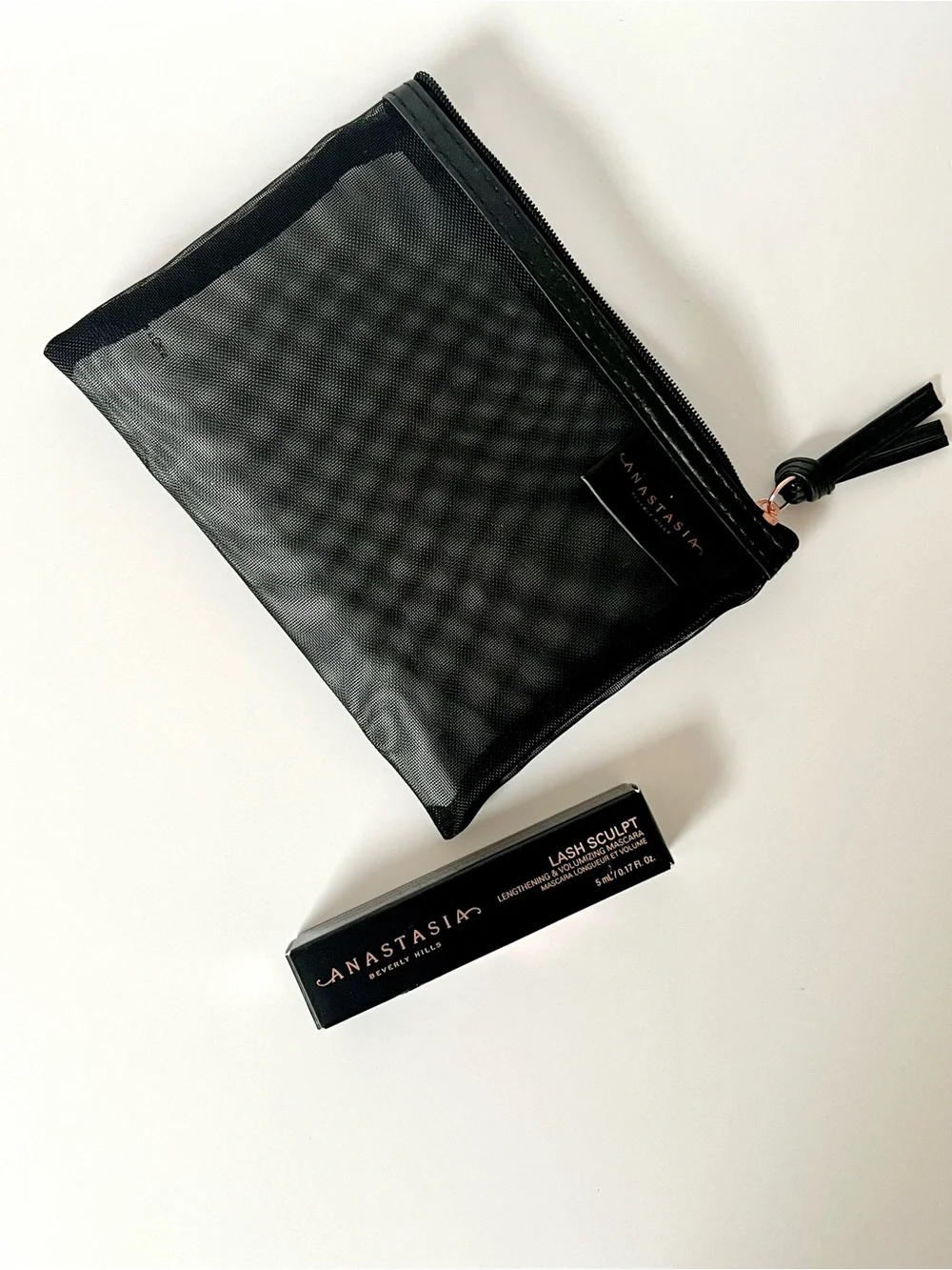 Anastasia Beverly Hills Lash Sculpt Mini Mascara & Mesh Makeup Bag